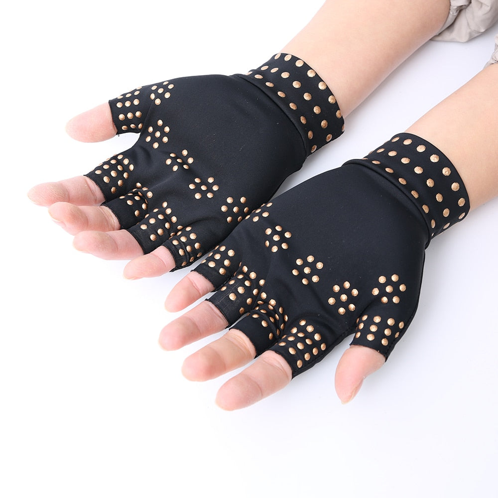 New Arthritis Therapy Relief Arthritis Pressure Pain Heal Joints Magnetic Therapy  Support Hand Massager Toiletry Makeup Tools
