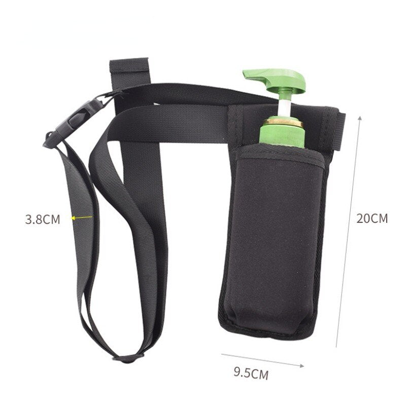 Adjustable Essential Oil Waist Pack Physiotherapist Tool Pouch Massage Essence Lotion Bottle Storage Hanging Bag Oxford Cloth